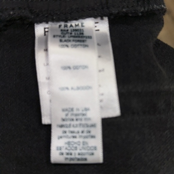 Frame Black Forest denim skirt size - 30 - Picture 5 of 6